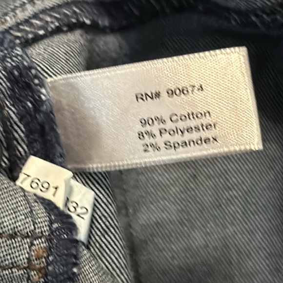 🌹 BOSTON PROPER ELASTIC BAND WAIST BOOT DARK WASH  JEANS - Picture 7 of 7